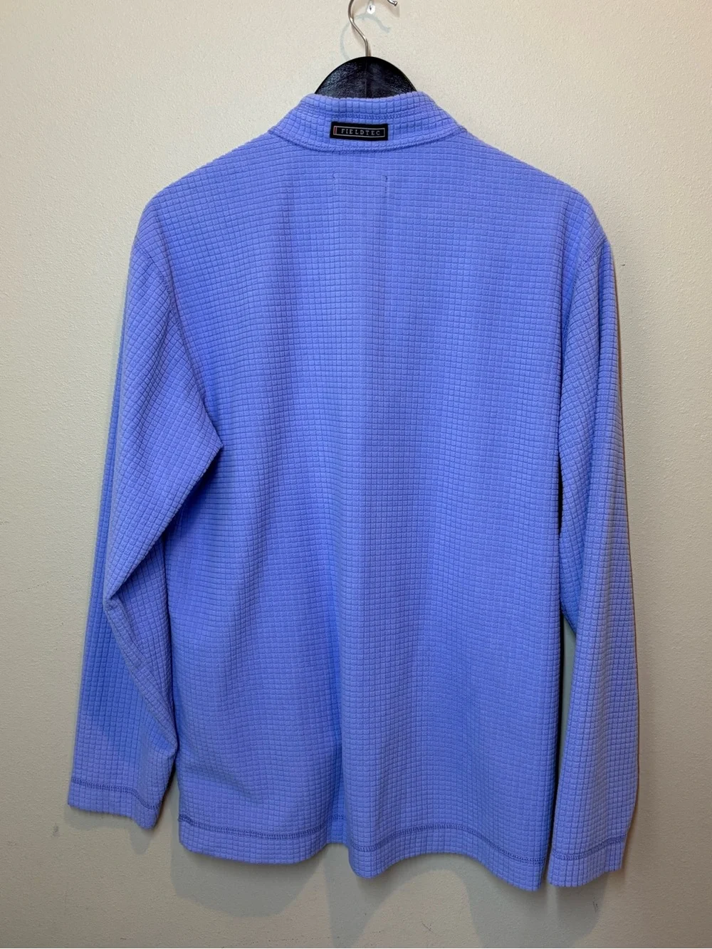 Southern Marsh Fieldtec light blue Half-Zip Pullover with Neon Accents, Medium